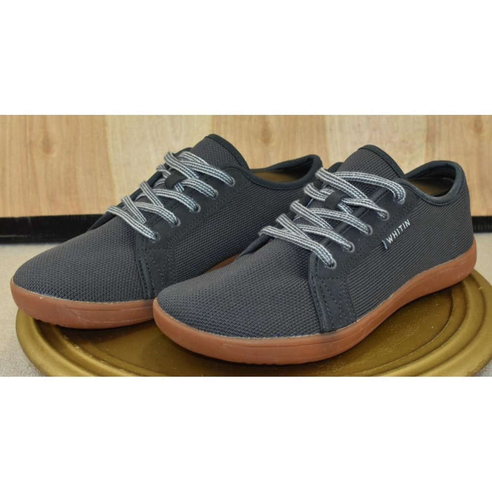 Whitin Minimalist Barefoot Sneaker Mens Shoes Size 7.5 Wide Gray Zero Drop EU 43